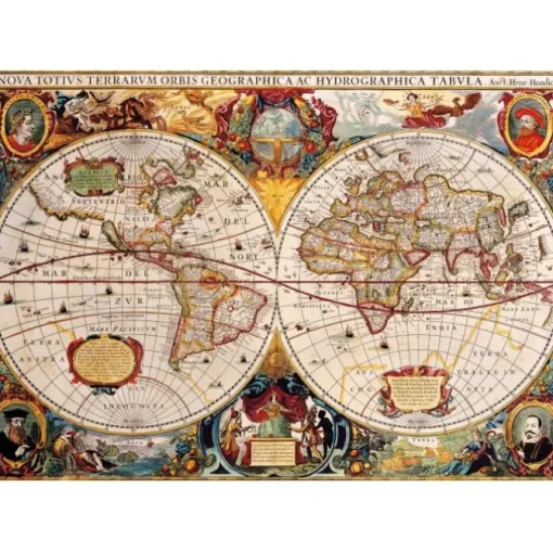 Puzzle Antique World Map