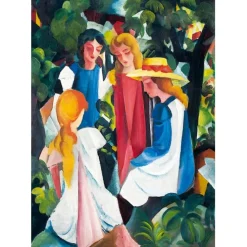 Puzzle August Macke - Four Girls, 1913
