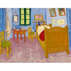 Puzzle Bedroom in Arles, 1888