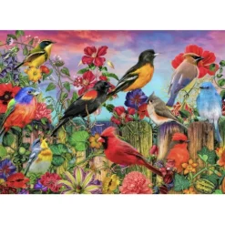 Puzzle Birds and Blooms Garden