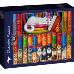 Puzzle Cat Bookshelf