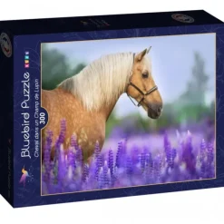 Puzzle Cheval dans un Champ de Lupin