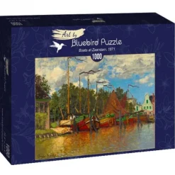 Puzzle Claude Monet - Boats at Zaandam, 1871