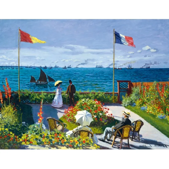 Puzzle Claude Monet - Garden at Sainte-Adresse, 1867