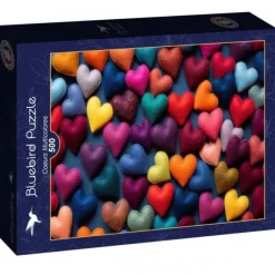 Puzzle Coeurs Multicolores