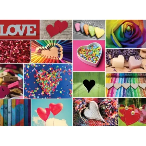 Puzzle Collage - Love in Color