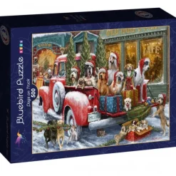 Puzzle Dogs on Truck