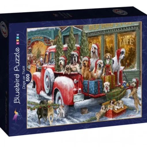 Puzzle Dogs on Truck