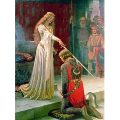 Puzzle Edmund Blair Leighton - The Accolade, 1901