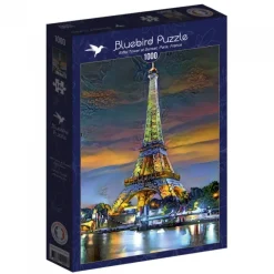 Puzzle Eiffel Tower at Sunset, Paris, France