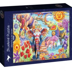 Puzzle Elephants in the Garden