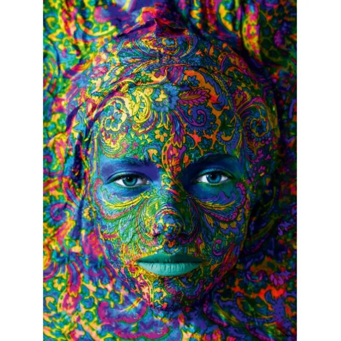 Puzzle Face Art - Portrait of woman