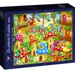 Puzzle Gnomes in Mushroom Homes