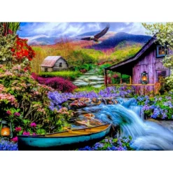 Puzzle Heaven on Earth in the Mountains