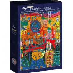 Puzzle Hundertwasser - The 30 Days Fax Painting, 1996