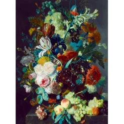 Puzzle Jan Van Huysum - Still Life with Flowers and Fruit, 1715