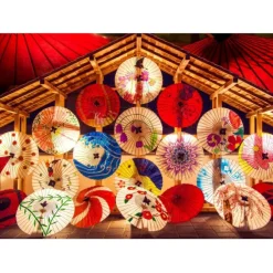 Puzzle Japanese Umbrellas