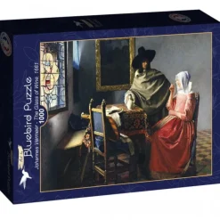 Puzzle Johannes Vermeer - The Glass of Wine, 1661