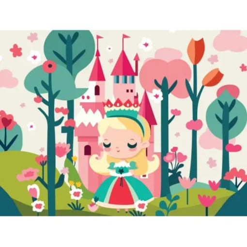Puzzle La Princesse et son Château