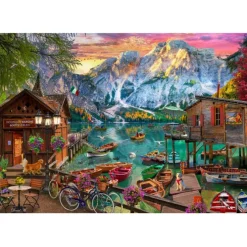 Puzzle Lago Di Braies, Italy