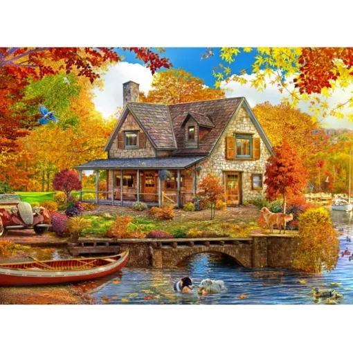 Puzzle Lake House