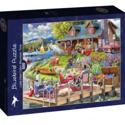 Puzzle Lake View Cabin Mountain Time