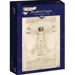 Puzzle Leonardo Da Vinci - The Vitruvian Man, 1490