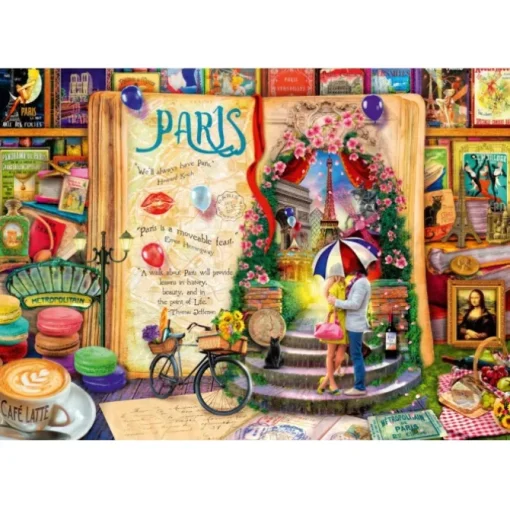 Puzzle Life is an Open Book Paris