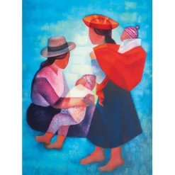 Puzzle Louis Toffoli - Famille Péruvienne, 1986