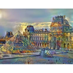 Puzzle Louvre Museum, Paris, France
