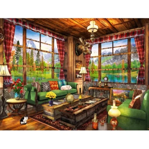 Puzzle Mount Cabin View