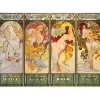 Puzzle Mucha - Four Seasons, 1900