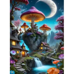 Puzzle Mushroom Town