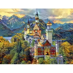 Puzzle Neuschwanstein Castle, Fussen, Germany