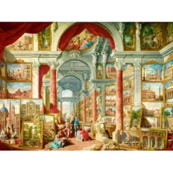 Puzzle Panini - Picture Gallery with Views of Modern Rome, 1757