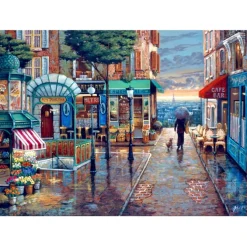 Puzzle Rainy Day Stroll