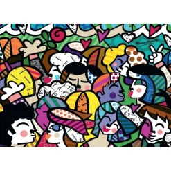 Puzzle Romero Britto - Looking into the future