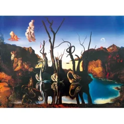Puzzle Salvador Dalí - Swans Reflecting Elephants, 1937
