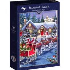 Puzzle Santa And Sleigh