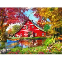 Puzzle Sunny Autumn At The Barn