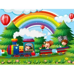 Puzzle Train en Folie