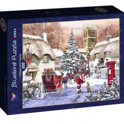Puzzle Village and Santa