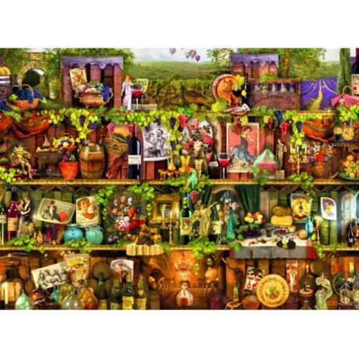 Puzzle Wine Shelf