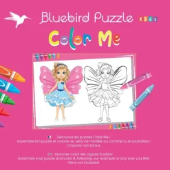Puzzle XXL Pieces - Color Me - Fée